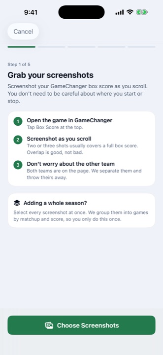 Bringing box score screenshots into OnBaseIQ